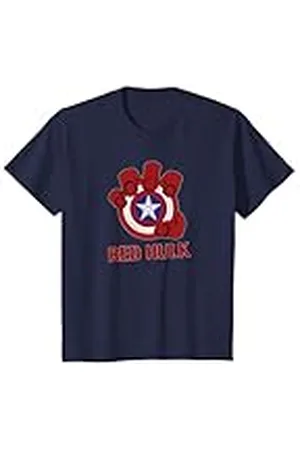 Marvel Niños Red Hulk Red Hulk Shield Camiseta