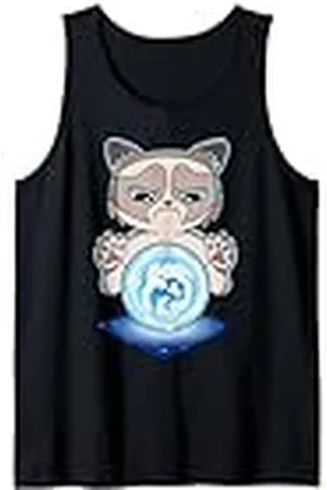 Grumpy Cat Gato gruñón adivino Camiseta sin Mangas