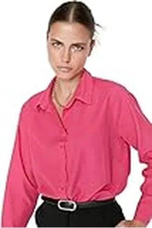 Trendyol Camisa Tejida con Cuello estándar básico para Mujer, , 36