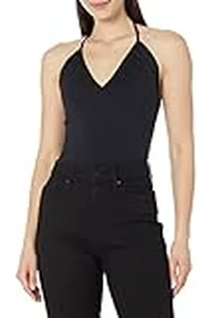 THE DROP Top básico Eshika para mujer, sin mangas, cuello halter, color , M