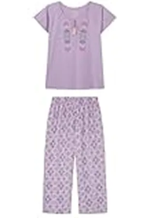 Women secret Pijama Capri Daily Marrakech, Juego de Pijama Mujer, Light Purple, M