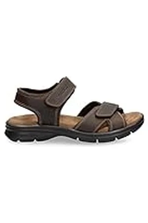 Panama Jack Sanders Basics, Sandalias con Punta Abierta Hombre, Marrón (Marron C1), 47 EU