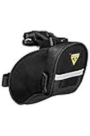 Topeak Paquete de cuña Aero, con fijador F11, Micro, Negro, Largo x Ancho x Alto 6.6 x 14 x 8.1 cm / 2.6 Pulgadas x 5.5 Pulgadas x 3.2 Pulgadas