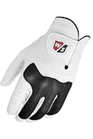 Wilson Staff Conform Glove Guante de Golf, para Hombre, Mano Izquierda, Rizo/Cuero cabretta, , L