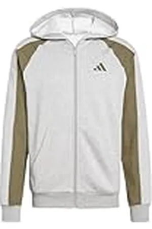 adidas Hombre Seasonal Essentials Colorblock Full-Zip Hoodie, , L