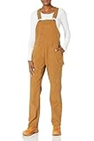 Dickies Overol de mezclilla con doble frente para mujer, , M