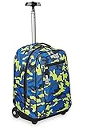 Appack Mochila con Ruedas BIG TROLLEY APPAK, Blue Deep - Mochila 2 en 1, Mochila Escolar con Carro, Crossover System - Bolso Escolar Niñas, Niños y Adolescentes - Bols. Frontal Bolsillo con Cremallera