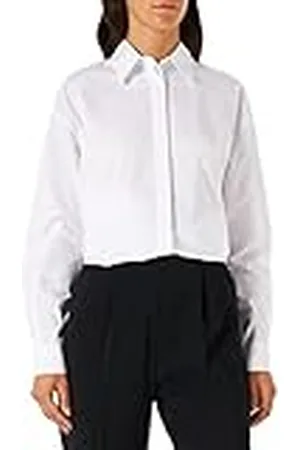 Pinko Bridport 2 Camicia Popeline Blusa, Z04_Bianco Brill, 42 para Mujer