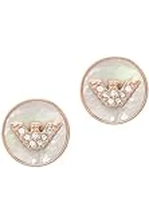 Emporio Armani Pendientes de botón para mujer en tono , EGS2311221