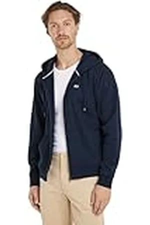 Tommy Hilfiger Hoodie Hombre con Cremallera y Capucha, , XS