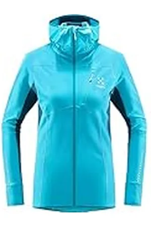 Haglöfs 605255_4TY L.I.M MID COMP HOOD - Chaqueta para mujer (talla S), color azul y azul oscuro