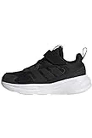 adidas Ozelle Running Lifestyle Elastic Lace with Top Strap Shoes, Zapatillas para Correr, Core Black/Core Black/Carbon, 38 2/3 EU