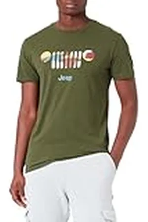 Jeep O102903-E946 J Camiseta Hombre Estampado Grande Grille Fondo De Camuflaje De Corteza J23W S