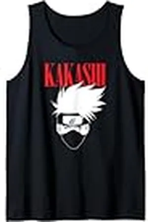 Naruto Logotipo de Kakashi Tall Camiseta sin Mangas