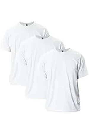 Gildan Camiseta de Ultra Cotton, Estilo G2000, T-shirt para Hombre, , M (Paquete de 3)