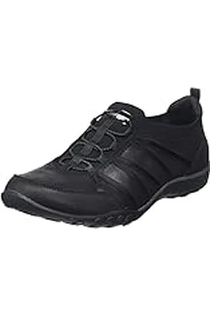 Skechers Breathe-Easy, Zapatillas Mujer, Black, 36 EU