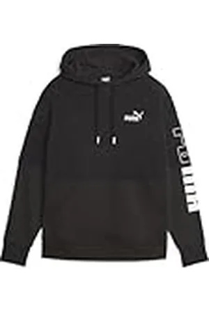 PUMA Power Colorblock-Sudadera con Capucha de Cuello Alto para Invierno Sudor, Mujer, Negro Black, M