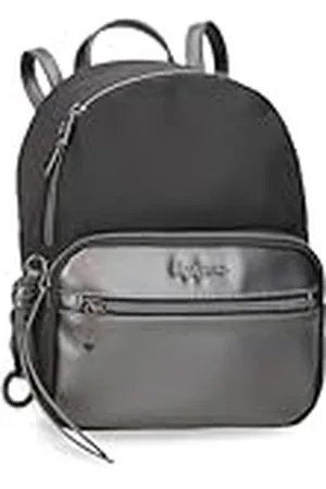 Pepe Jeans Ruby Mochila Casual Gris 20x25,5x10 cms Poliéster y PU 5,36L by Joumma Bags