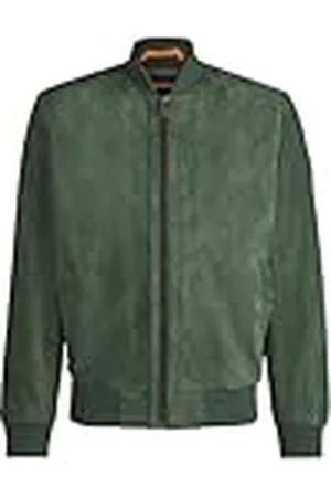 HUGO BOSS Joflag, Chaqueta de cuero para Hombre, , 56