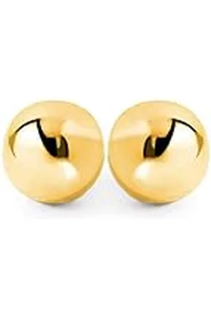 SINGULARU Pendientes Mini Dots 3mm. Plata de Ley 925 con Acabado Baño de de 18 Kt. Cierre Tuerca a Presión. Joyas para Mujer