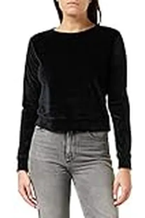 Urban classics Mujer Short Velvet Crew Sudadera, , XS