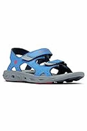 Columbia Youth Techsun Vent, Sandalias de Senderismo Niños, Azul (Gris Stormy Blue, Mountains Red 426), 39 EU