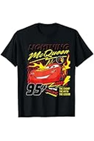 Cars Lightning McQueen On Fire Camiseta