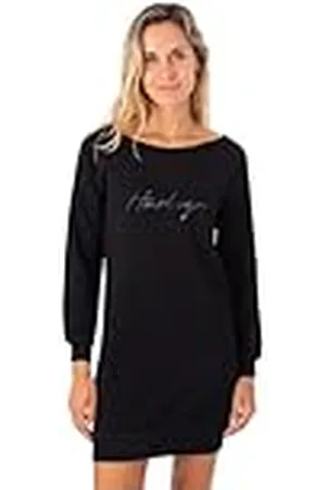 Hurley W Oceancare O&o Script Fleece Dress, Vestido Informal Mujer, Preta , M
