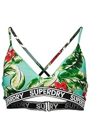 Superdry Swimwear Vintage Surf Logo Bikini Top 36 Mujer