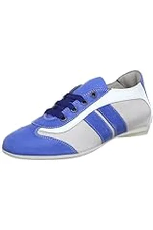 Accatino 850168 - Zapatos de Cordones de Cuero para Mujer, Color Azul, Talla 36.5