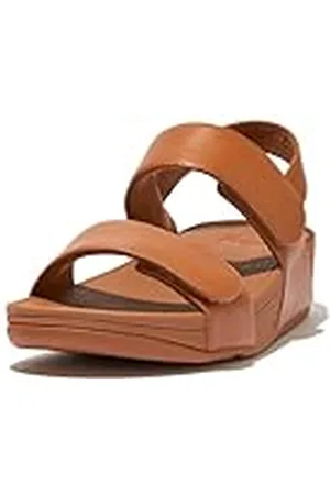 FitFlop Lulu Adjustable Leather Back-Strap Sandals, Sandalia Mujer, , 41 EU