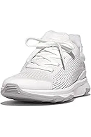 FitFlop Vitamin Ffx Knit Sports Sneakers, Zapatillas Mujer, White, 37.5 EU