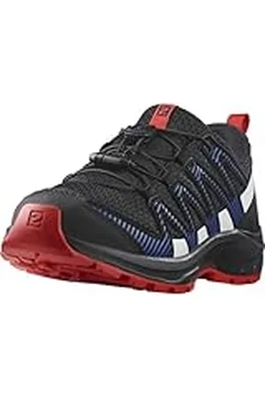 Salomon XA Pro V8 Zapatos unisex para niños de senderismo y carrera, Ajuste preciso, Agarre en todo tipo de terrenos, Look deportivo, Black, 31