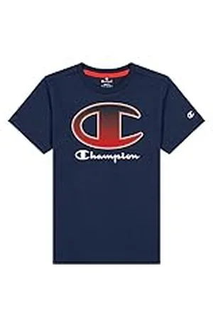 Champion Camiseta de Manga Corta Marca Modelo Camiseta de Manga Corta Crewneck T-Shirt B Marino