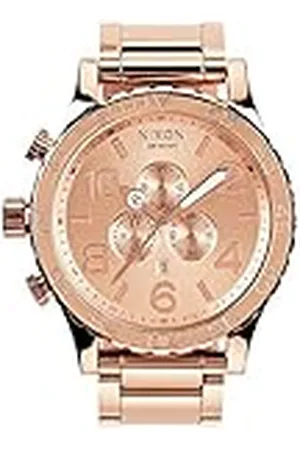 Nixon Reloj Cronógrafo para Unisex de Cuarzo con Correa en Acero Inoxidable A083-897-00