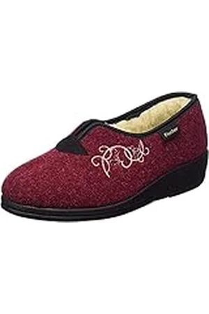 Fischer Fischer Dora, Zapatillas de Estar por casa Mujer, Rojo (Bordo 341), 43 EU