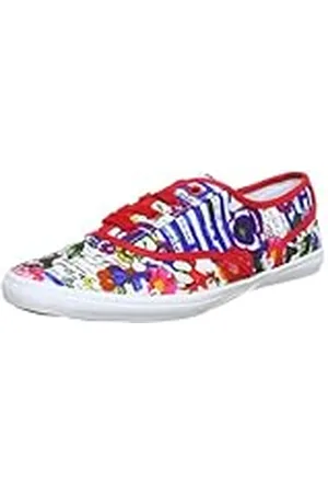Desigual Sneakers Alina 2 31KS125 - Zapatillas de Lona para Mujer, Color Azul, Talla 36