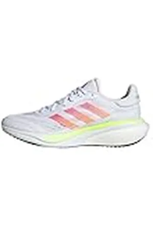 adidas Supernova 3 Running Shoes, Zapatillas para Correr Mujer, Cloud White/Lucid Pink/Wonder Blue, 44 2/3 EU