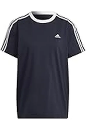 adidas Mujer Essentials 3-Stripes tee, Legend Ink/White, XXL