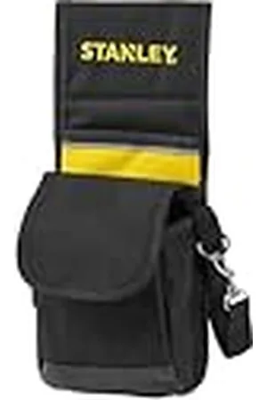 Stanley 1-93-329 - Portaherramientas de Nylon para cinturón, Negro/ Amarillo