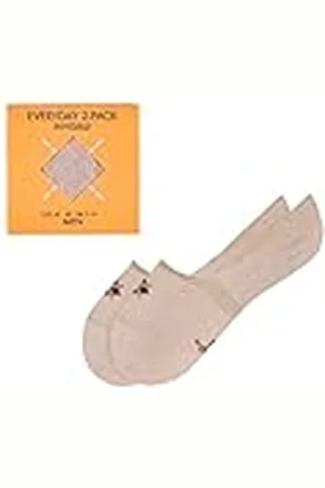 Burlington Everyday 2-Pack Box M IN algodón invisibles unicolor 2 pares, Calcetines pinkies Hombre, Beis (Gravel 4840), 45/46 EU
