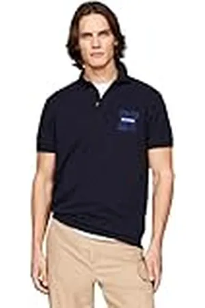 Tommy Hilfiger Boucle H Embro REG Polo MW0MW34771 Polos de Manga Corta, , S para Hombre