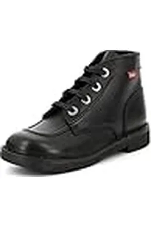 Kickers Kick Col, Botas Slouch para Niñas, Negro (Noir Vernis Perm 83), 27 EU