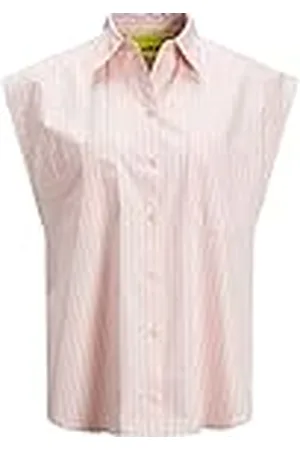 JJXX Jxetta SL Poplin-Camiseta de Manga Corta Blusa, , S para Mujer