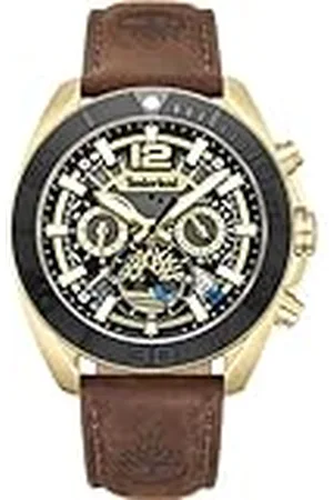 Timberland Reloj Analógico para Hombres de Cuarzo con Correa en Cuero TDWGF0041702