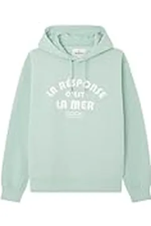 Springfield SPRINGFILED, Hombre, Sudadera Capucha La Mere, Green Print, M