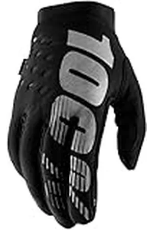 100% Ride100percent BRISKER Youth Gloves Black/Grey MD Guantes para ocasión Especial, Unisex Niños, , M