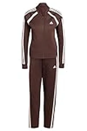 adidas Mujer TEAMSPORT TRACKSUIT, Shadow Brown/White, XXS