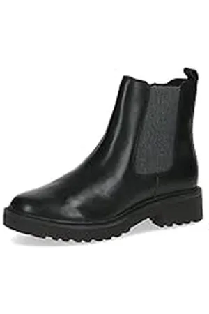 Caprice 9-25419-41, Botines planos para Mujer, Negro (Black Nappa), 38 EU