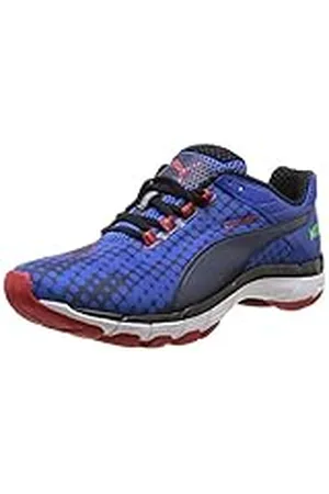 PUMA Mobium Elite Speed - Zapatillas de Running de Material sintético para Hombre Azul Bleu (Strong Blue/Navy/Red) 44